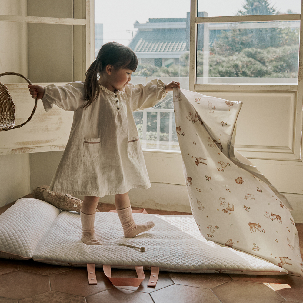 베베데코 올데이 어린이집 낮잠이불 담요 냉감 모달 듀얼 블랭킷 75x100