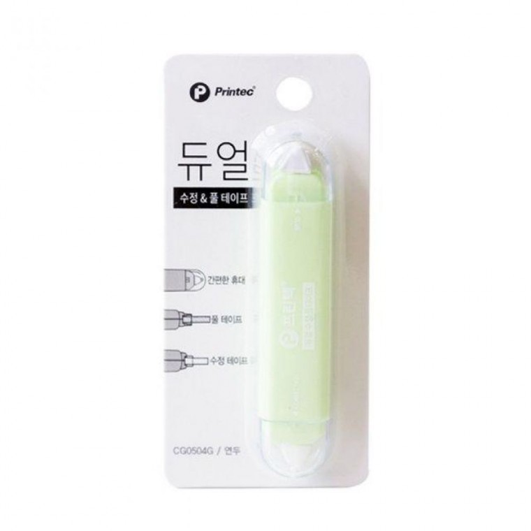 듀얼 수정 테이프 연두 풀 - 상품 이미지