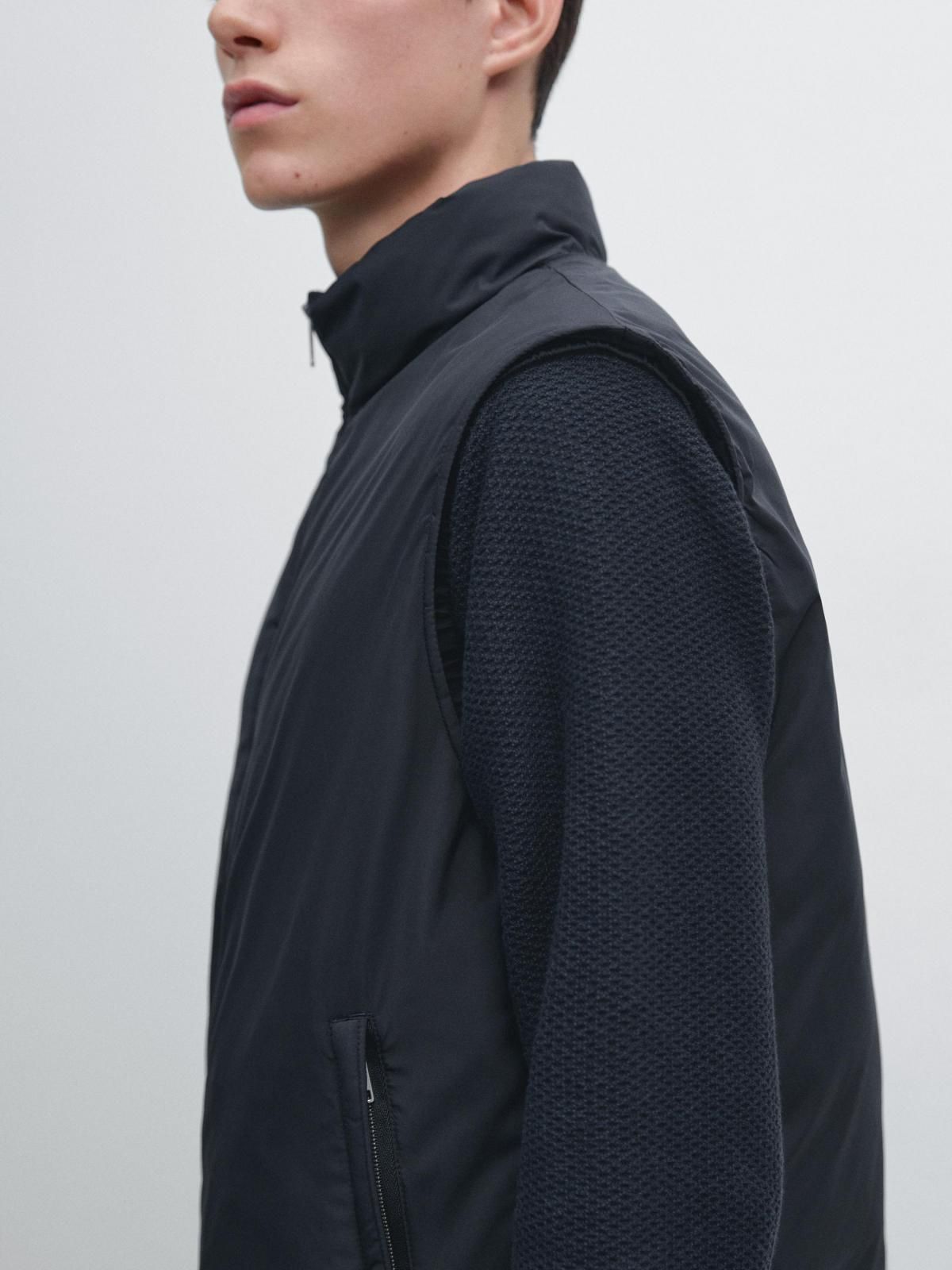 마시모두띠 테크니컬 경량 다운 블렌드 베스트 방수 3104/446 NAVY BLUE - 상세 이미지 5