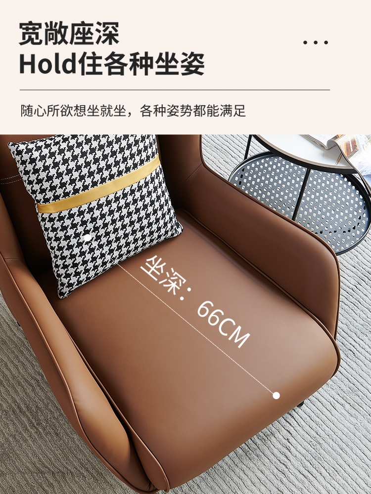 미니 1인용 윙체어 패브릭 발받침 다이닝 원룸 카페 쇼파 거실용 - 상세 이미지 3
