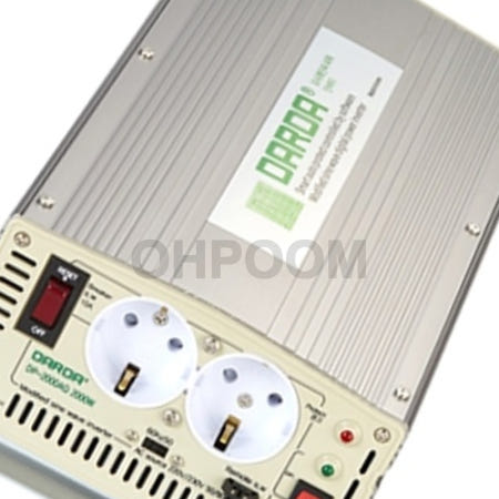 [오품] DC/AC인버터 DP1500AQ DC12V/1500W DP1500AQ 1EA