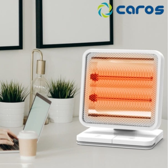 발터치형 소형히터 사무실발난로 탁상용 미니히터 캠핑난로