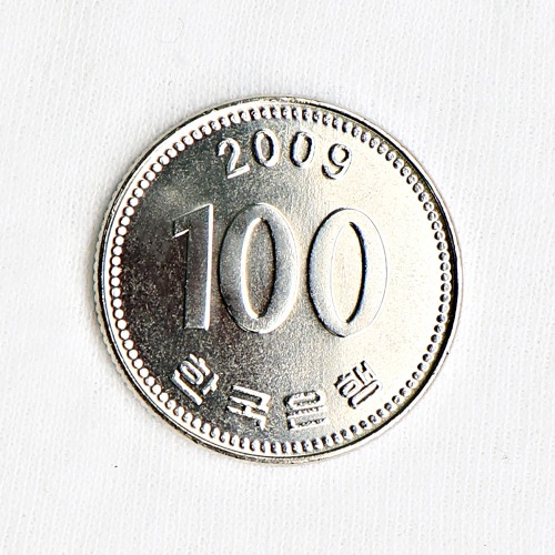 한국은행 2009년 100주 미사용 낱개 알주화 - 메인 이미지