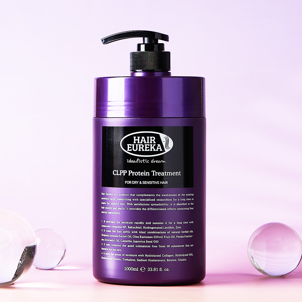 트리트먼트 극손상 lpp 미용실클리닉 컨디셔너 단백질 헤어링거 헤어유레카 1L, 1개