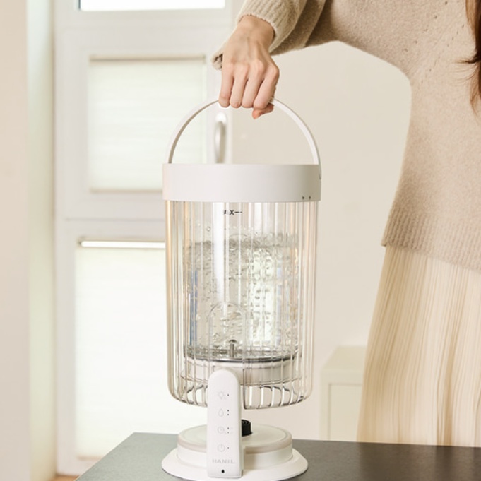 가정용 가열식가습기 3L 무드램프 신생아 살균 글라스가습기