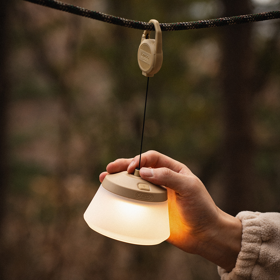 카고컨테이너 릴 라이트 프로 캠핑 백패킹 LED 랜턴 무드등 줄 조명 릴라이트