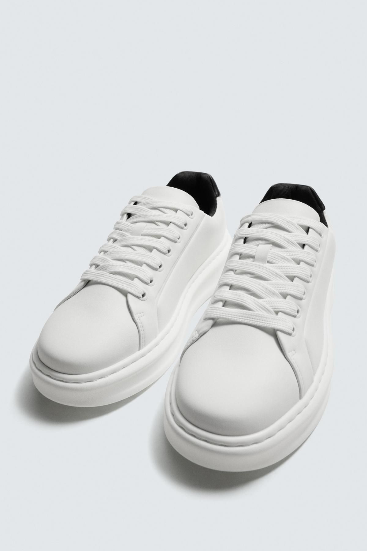 자라 청키힐 디테일 스니커즈 2232/720 WHITE - 상세 이미지 2