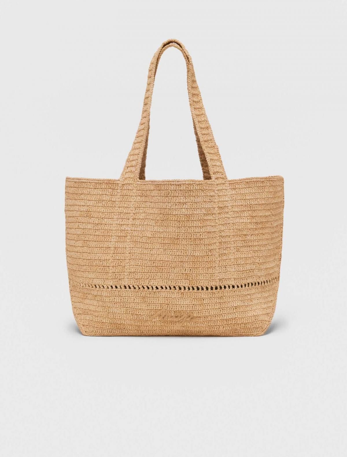 마쥬 핸드메이드 내추럴 라탄 쇼퍼백 3661601953897 BEIGE - 상품 이미지