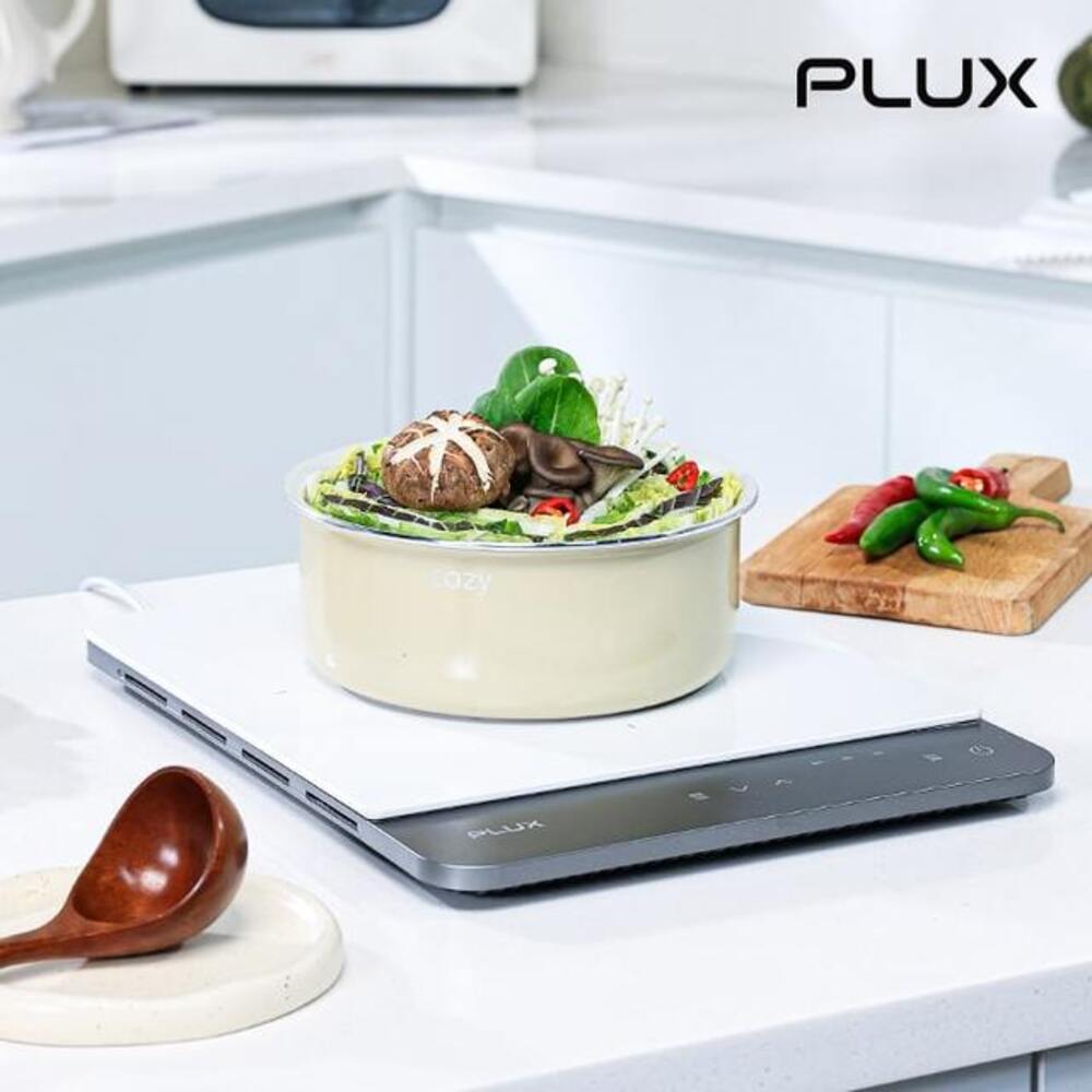 [3년무상AS] 플럭스 1구 슬림 인덕션 전기레인지 PLX-EIR0120 화이트