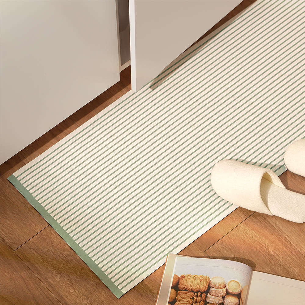 하루의공간 하루의공간 comfy 주방 매트 규조토 발매트 욕실 현관 그린 45x120cm