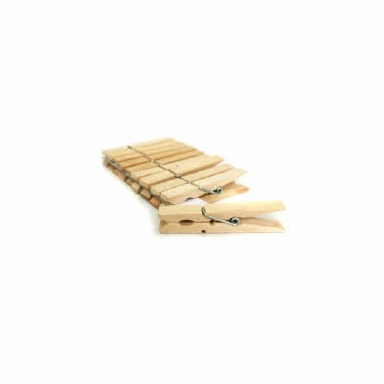 유니아트 1500 나무집게 대 원목 4.5cm / 106944 - 메인 이미지