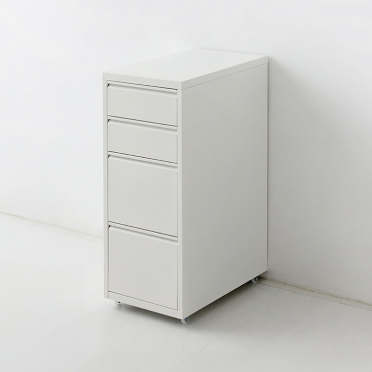 도미닉 서랍장 28x41x69, 2.2단, 화이트 3054.1044 이미지 2