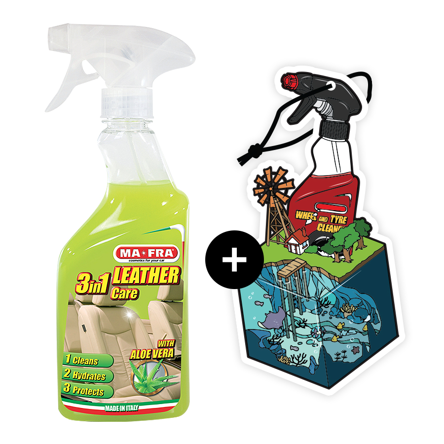 마프라 레더 3in1 500ml 자동차 실내 세정제 가죽 클리너