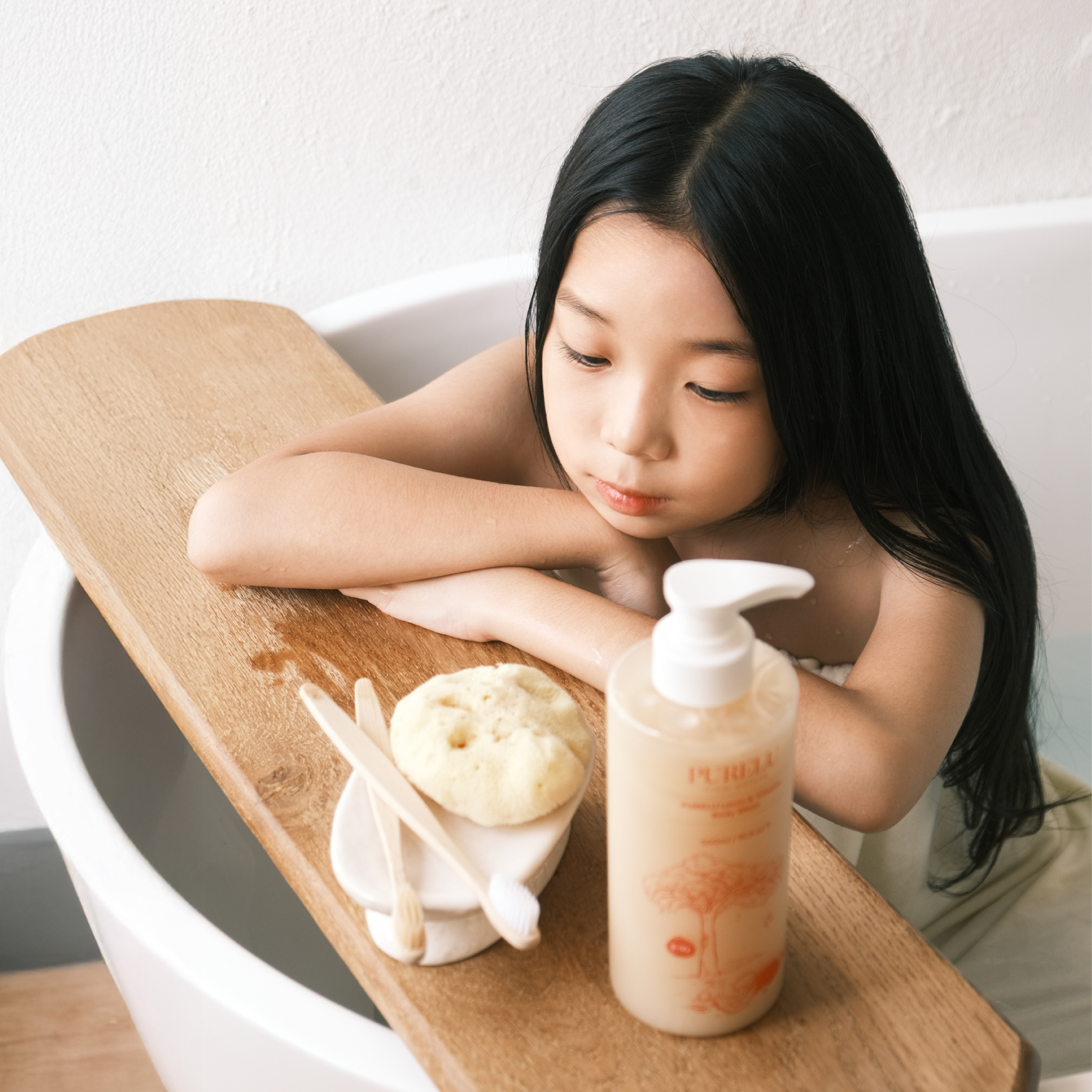 퓨어루 락토 비타민 키즈 바디워시 유기농 단백질 유아 어린이 약산성클렌저 500ml, 1개 - 상세 이미지 4