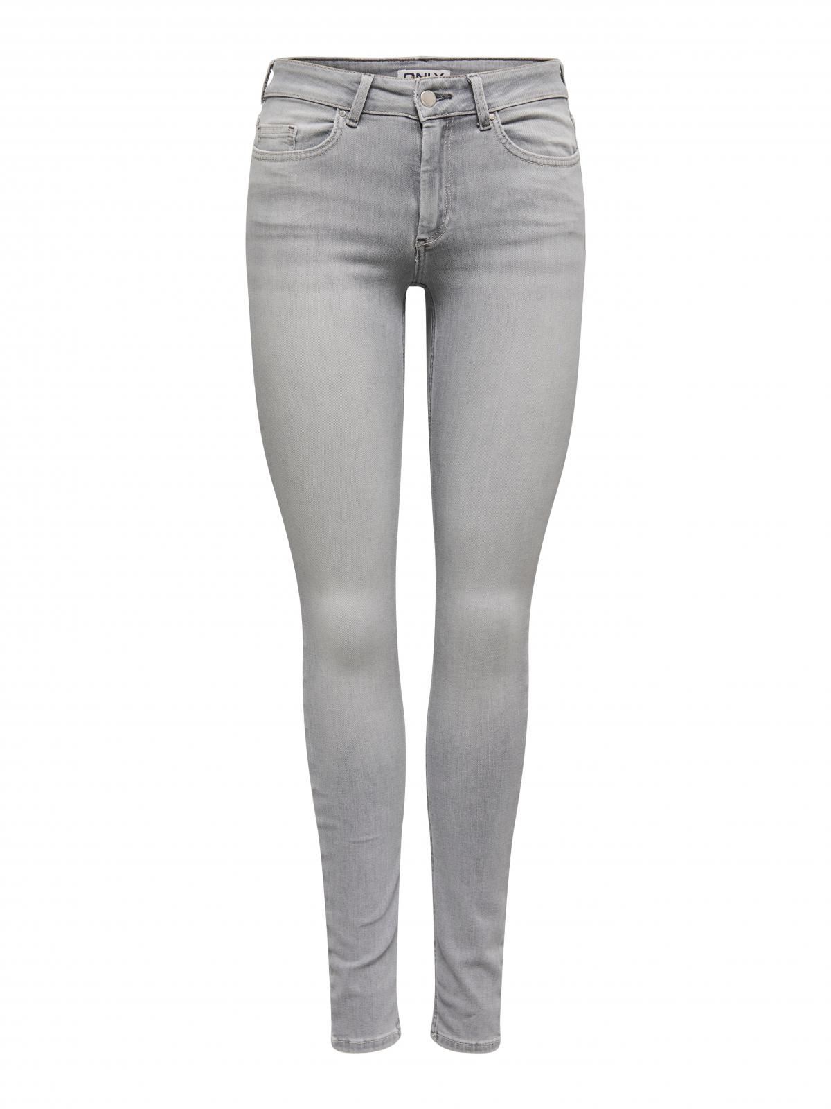 온리 그레이 미드웨이스트 스키니핏 데님 팬츠 15353696_2106 GREY / LIGHT GREY DENIM - 상세 이미지 3