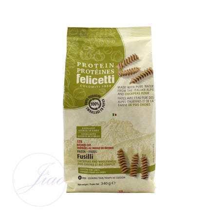 JU 펠리체티 프로틴 칙피&통밀 푸질리 340g 통밀면 통밀스파게티