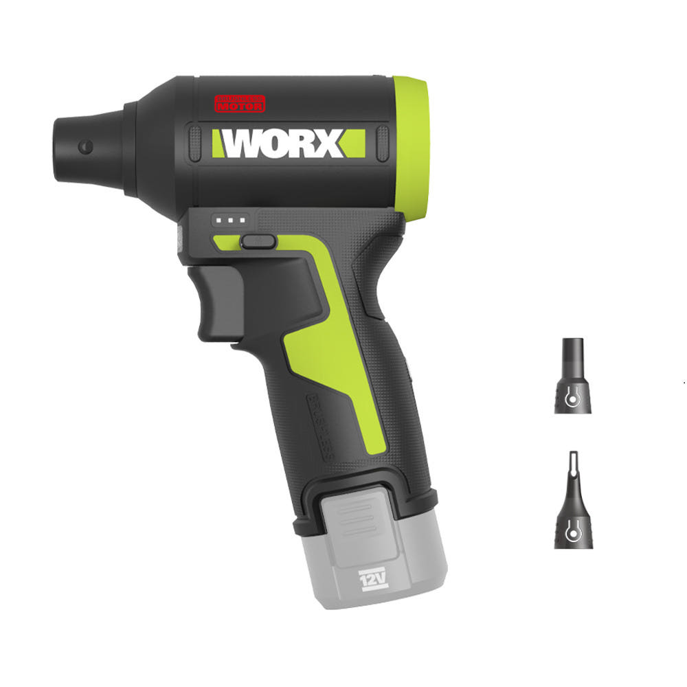 웍스코리아 웍스 충전 무선 송풍기 더스트건 베어툴 12V BL WU094.9 블로워