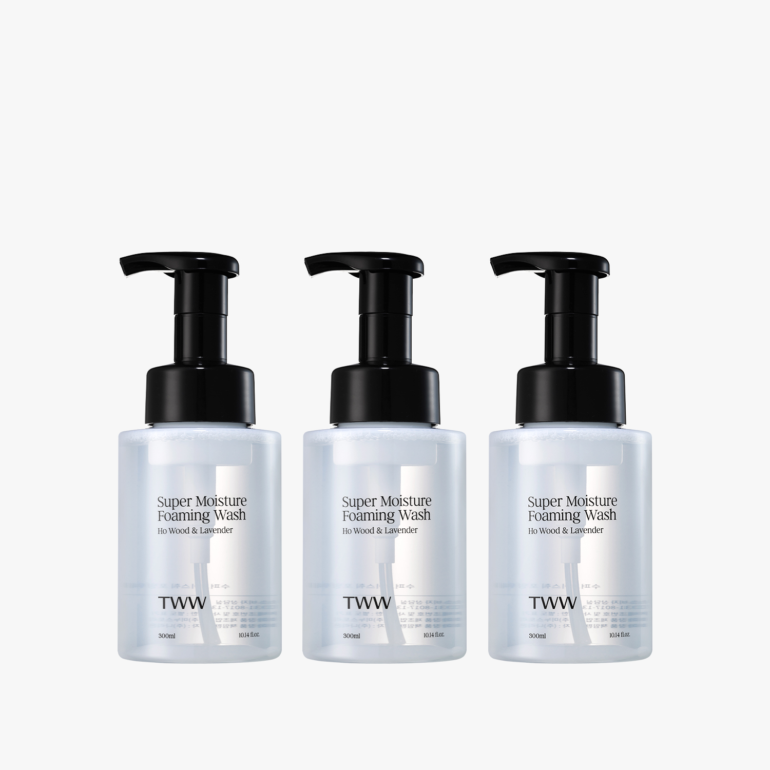 TWW 수퍼 모이스춰 포밍 워시 (핸드 워시) 300ml, 3개 - 상품 이미지