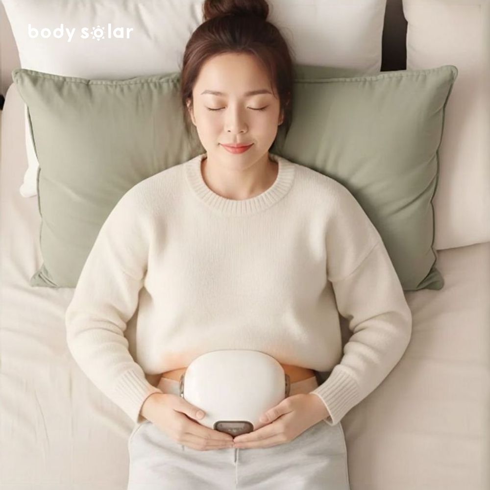 바디솔라 천연원석 백옥연옥 생리통 온열찜질 무전자파 축열식 뜸질기 - 상세 이미지 4