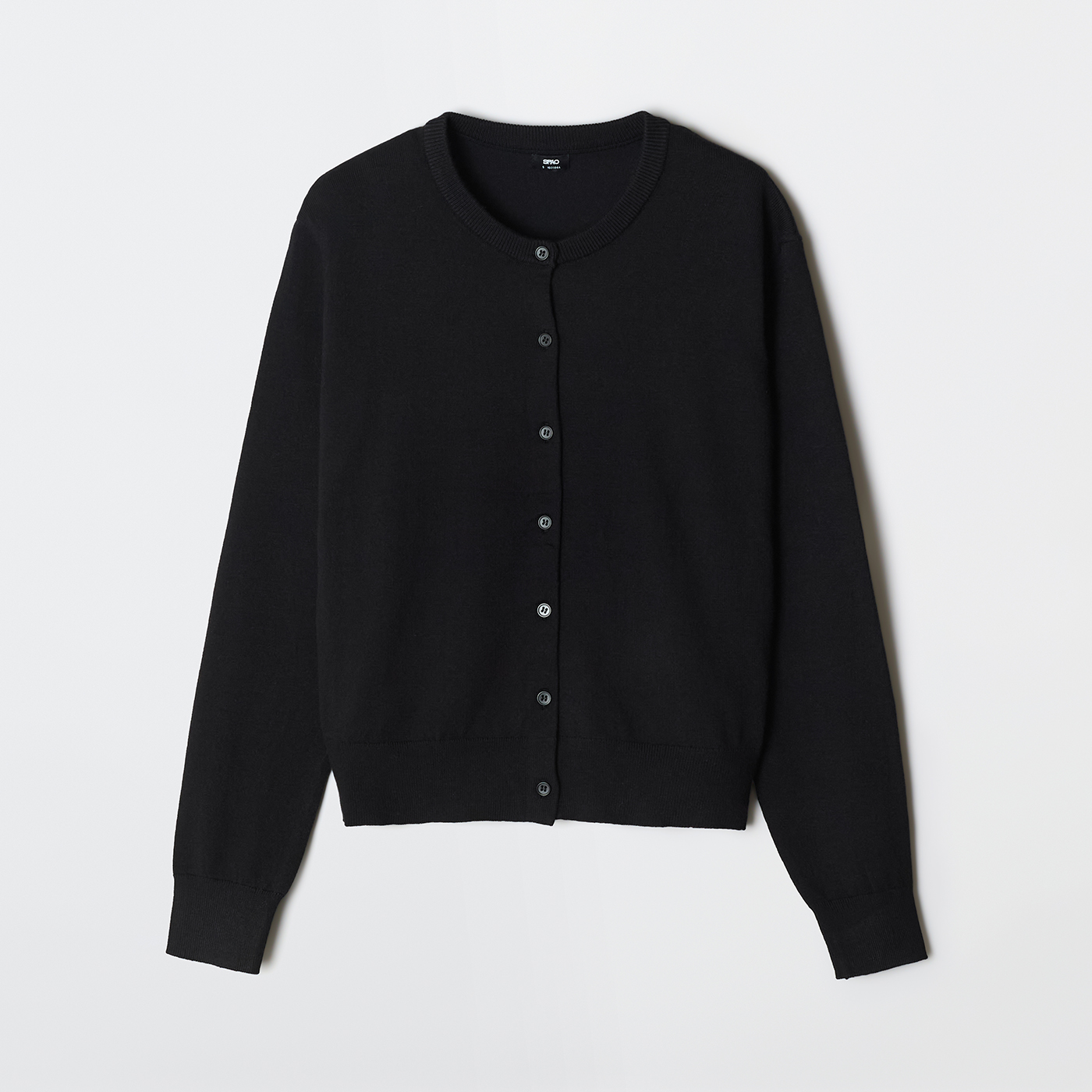 [스파오][소프트얀] 여성 라운드넥 카디건_SPCKG23W01 제품 이미지