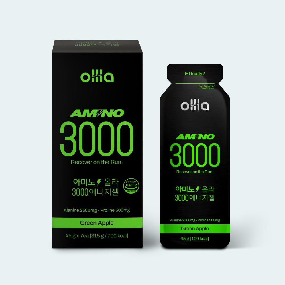 올라 아미노 3000 마라톤 에너지젤 러닝 자전거 파워젤 1박스 10포 이미지 2