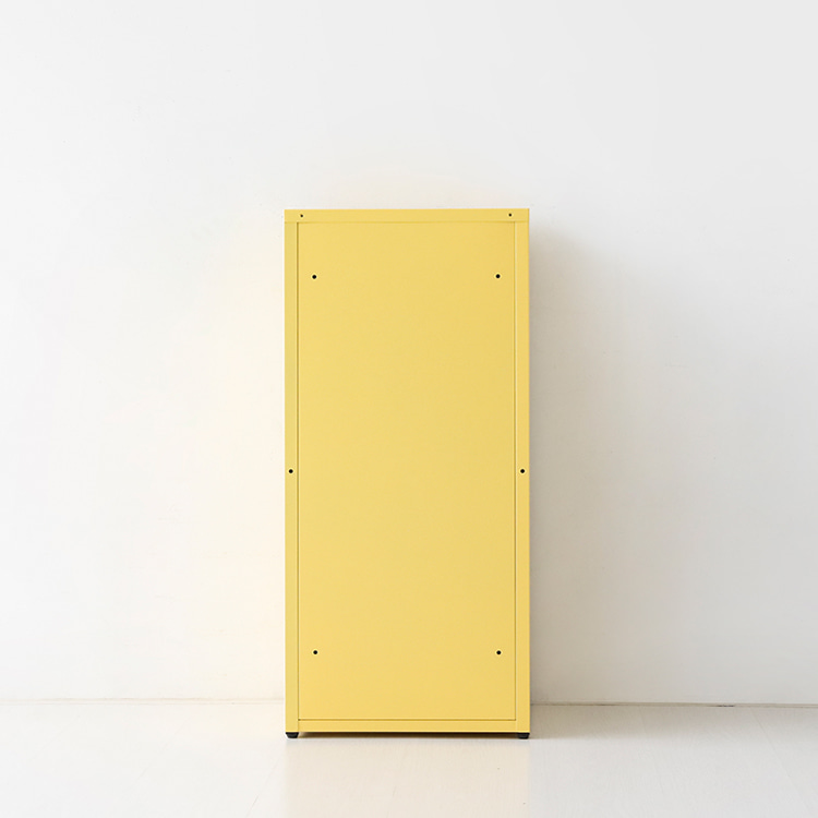 도미닉 캐비넷 1문 수납장 40x35x87, 3단, 옐로우 2844.2020 이미지 4