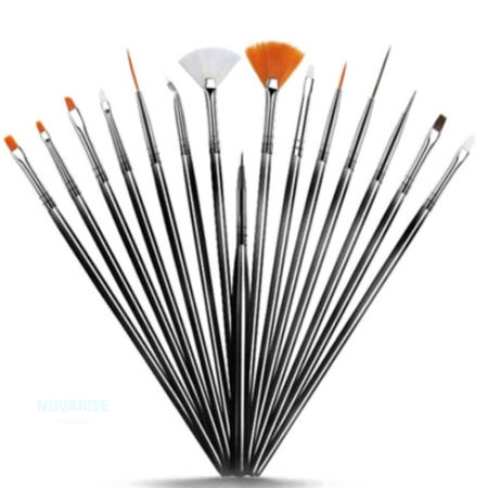 노빛 네일아트 붓 15종세트 미용물품 뷰티아이템