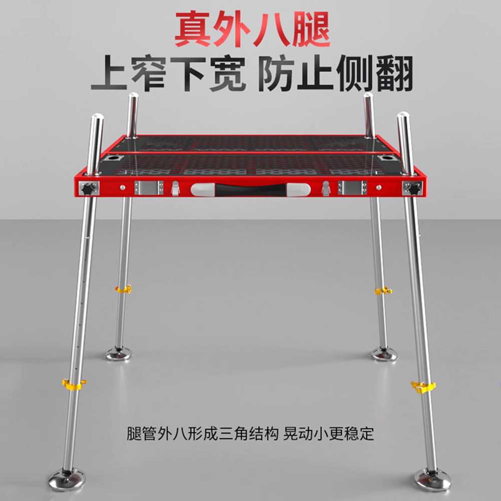 낚시좌대 카본 발판 접이식 낚시터 초경량 다리 수상 80x80cm 다리 1.1m 8.5kg - 상세 이미지 4
