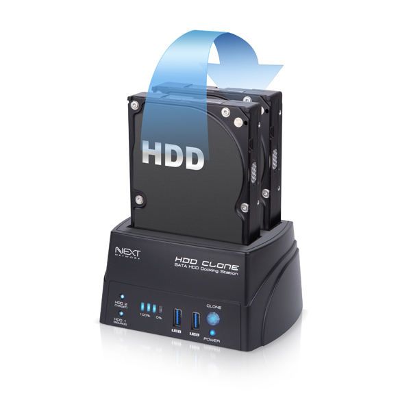 넥스트유 USB3.0 2베이 도킹스테이션 데이터 복제 클론 655DCU3 - 상세 이미지 2