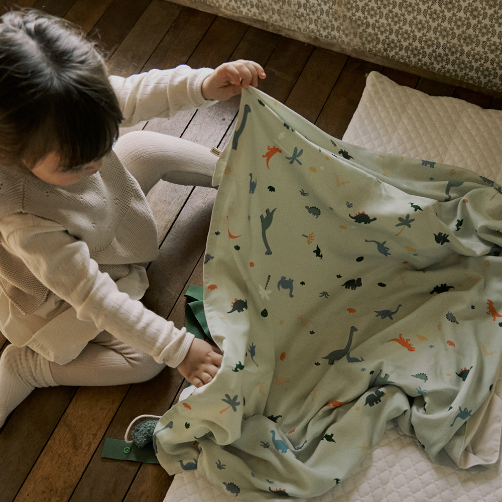 베베데코 올데이 어린이집 낮잠이불 담요 냉감 모달 듀얼 블랭킷 75x100