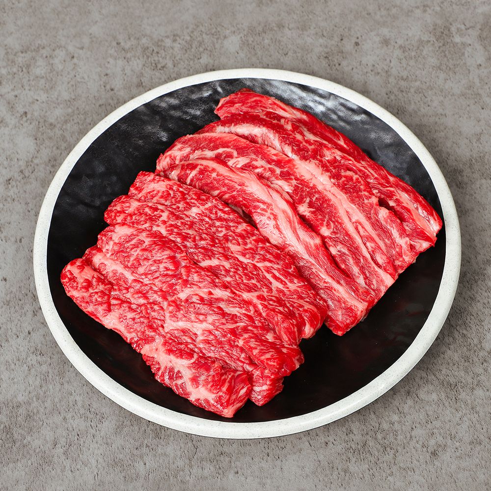 산지직송 국내산 프리미엄 갈비살 1등급 캠핑 구이용 200g, 1개 - 상품 이미지