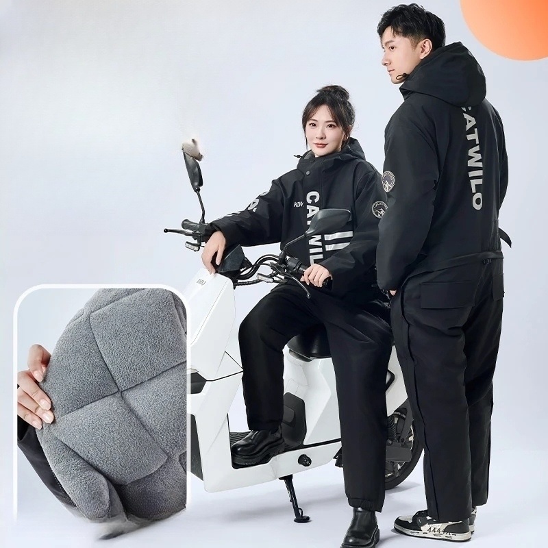 스즈끼 방한복 배달 겨울 방한작업복 패딩 정비복 일체형작업복 노가다 우주복 세트 동계 - 상세 이미지 2