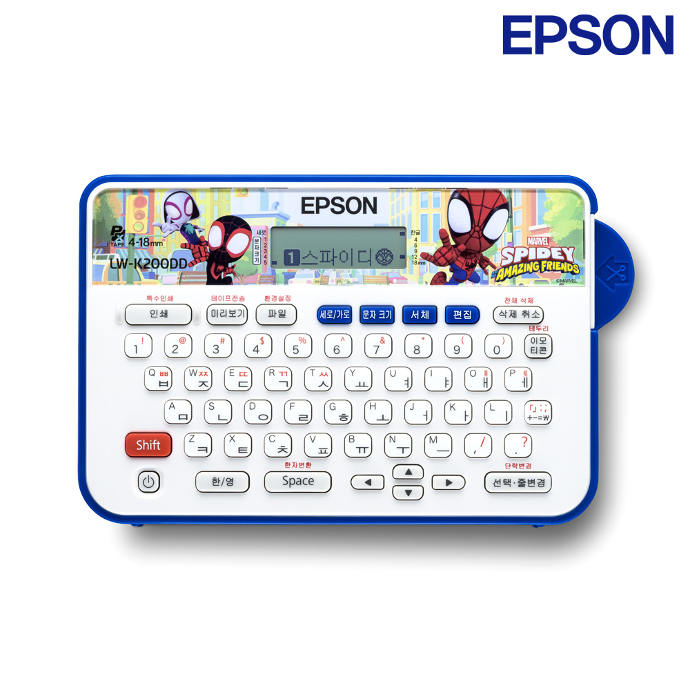 [라벨테이프 1개 추가] Epson namer LW-K200DD 스파이디 라벨프린터 - 상품 이미지