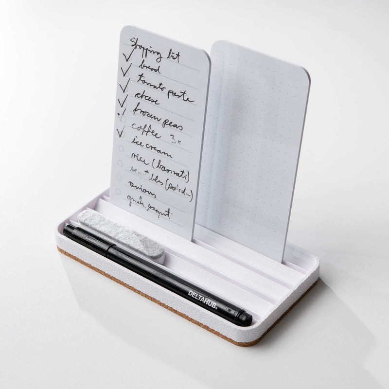 델타허브 Reusable To Do List 투두리스트 화이트, 1개 - 상품 이미지