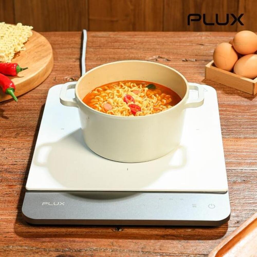 [3년무상AS] 플럭스 1구 슬림 인덕션 전기레인지 PLX-EIR0120 화이트