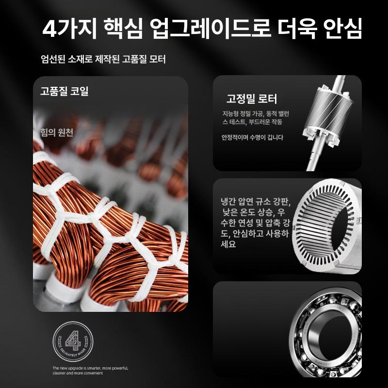 유도 전동기 삼상 비동기 구리 고속 모터 고출력 0.37KW 4극 1400rpm 14축 - 상세 이미지 2