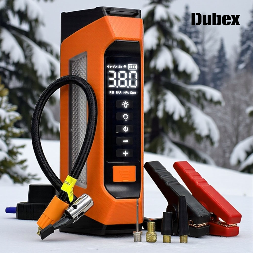 듀벡스 자동차 점프스타터 & 타이어 공기압충전 겸용 12V 10,000mAh - 상품 이미지