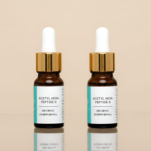 랑팡 아세틸헥사 펩타이드 원액 1+1 바르는 탄력 앰플 10ml 2개 솔직 후기 | 피부 타입별 분석 - 상품 이미지 1