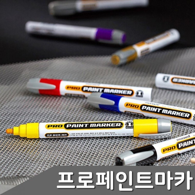 색상 프로 페인트마카 12자루 택1 모나미 - 메인 이미지