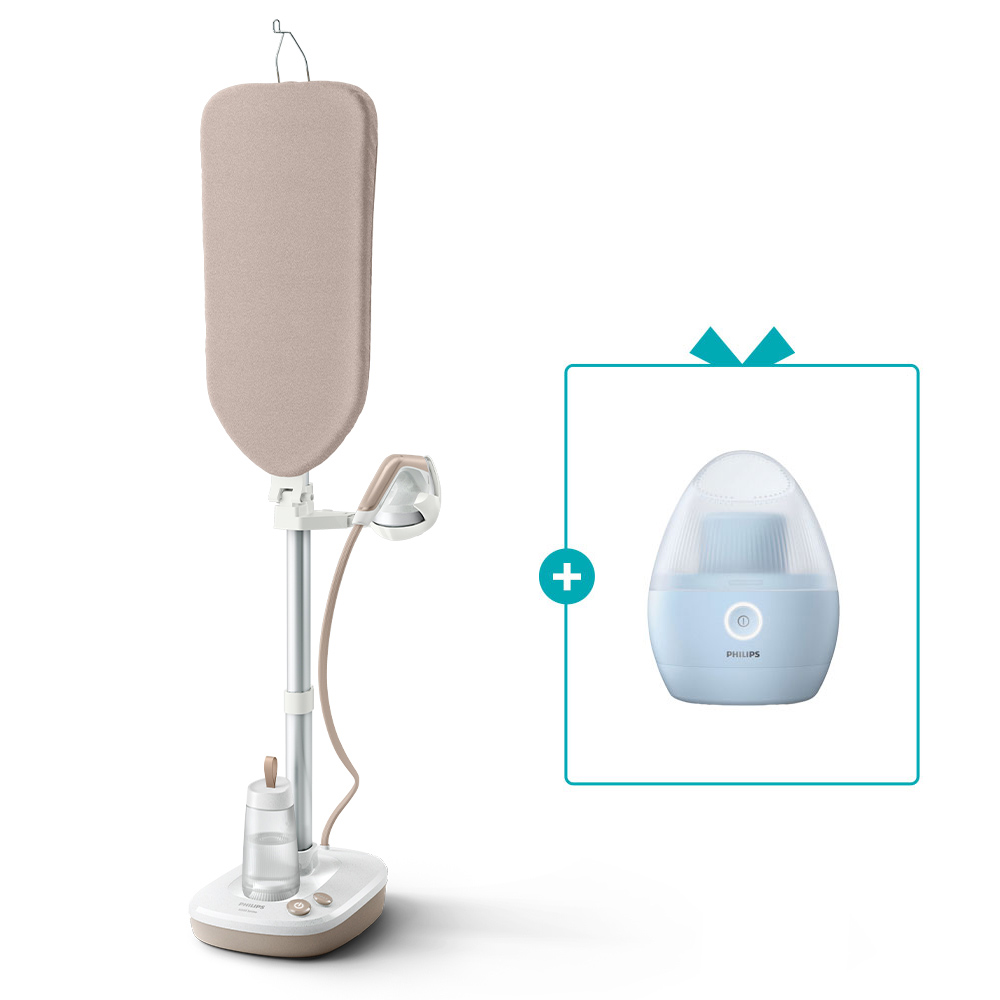 필립스 올인원 스탠드 스팀다리미 6000 시리즈 AIS6010/10 + 보풀제거기 제품 이미지