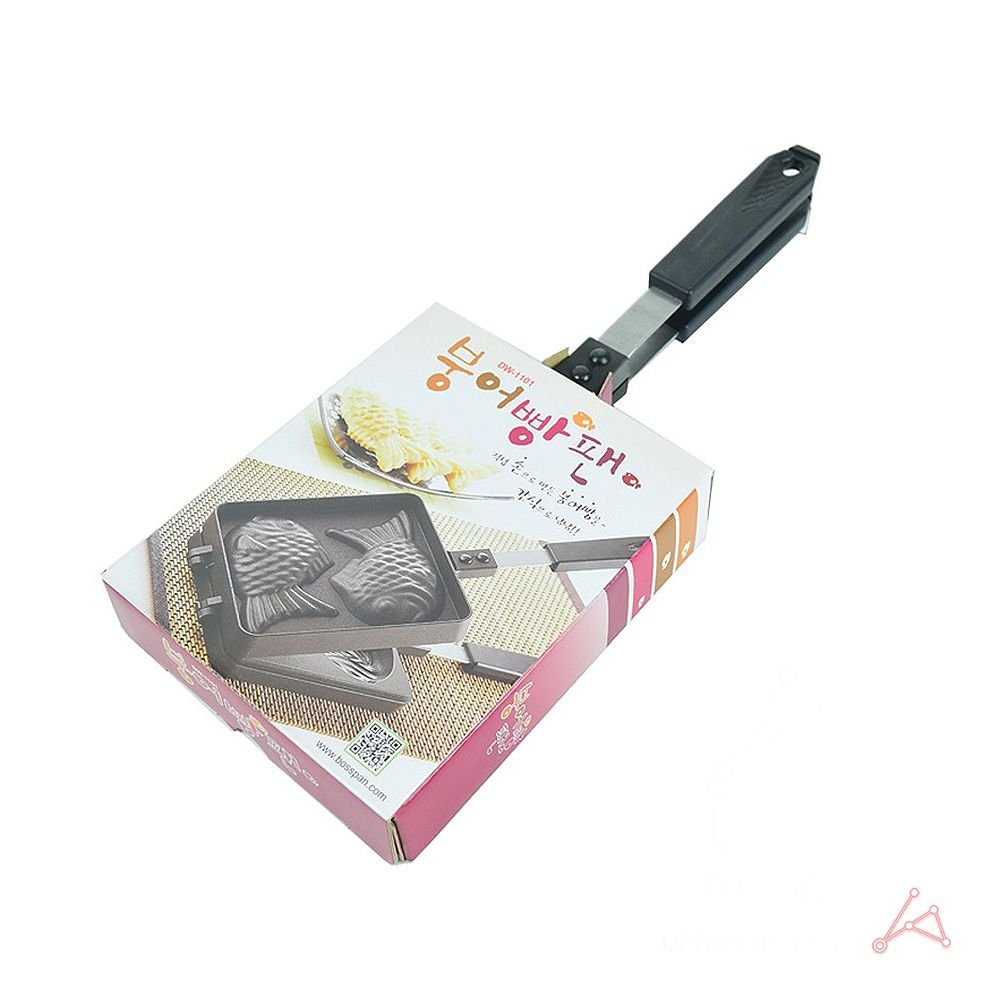 미니 붕어빵 틀 양면 그릴팬 2구 - 상품 이미지