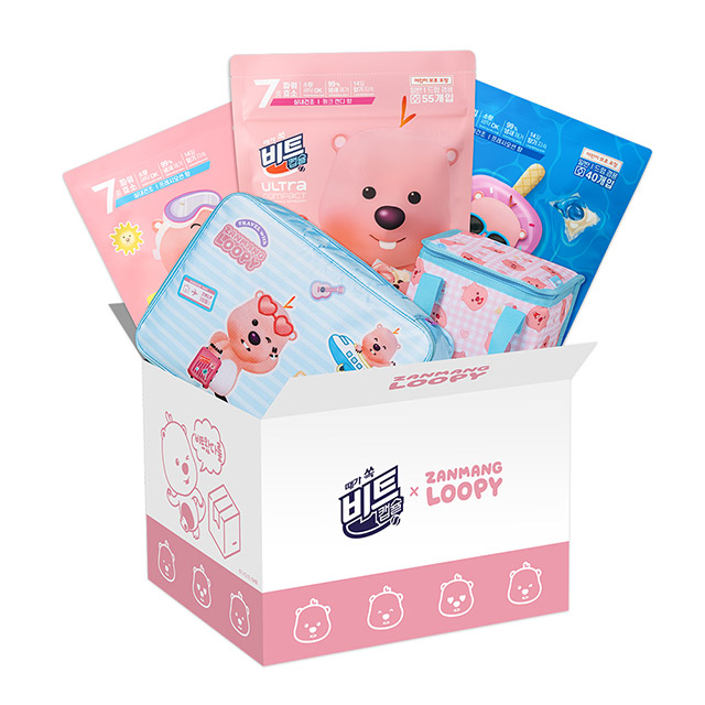 비트X잔망루피 울트라콤팩트 캡슐세제 55입 2개+트래블백 증정