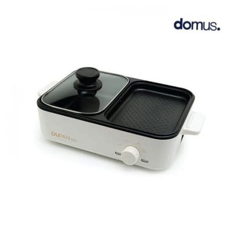 혼술혼밥 도무스 두판 미니 연기안나는전기그릴 1인용