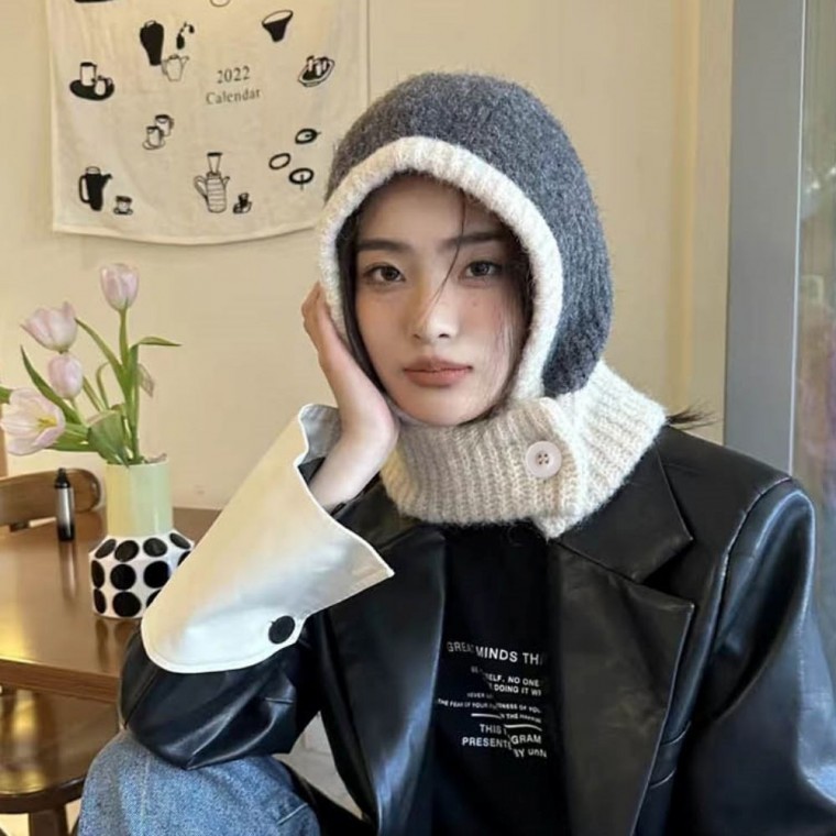 귀달이 털벙거지 귀도리 소프트 여자귀달이 털 겨울 바라클라바 목보호 여성 - 상품 이미지