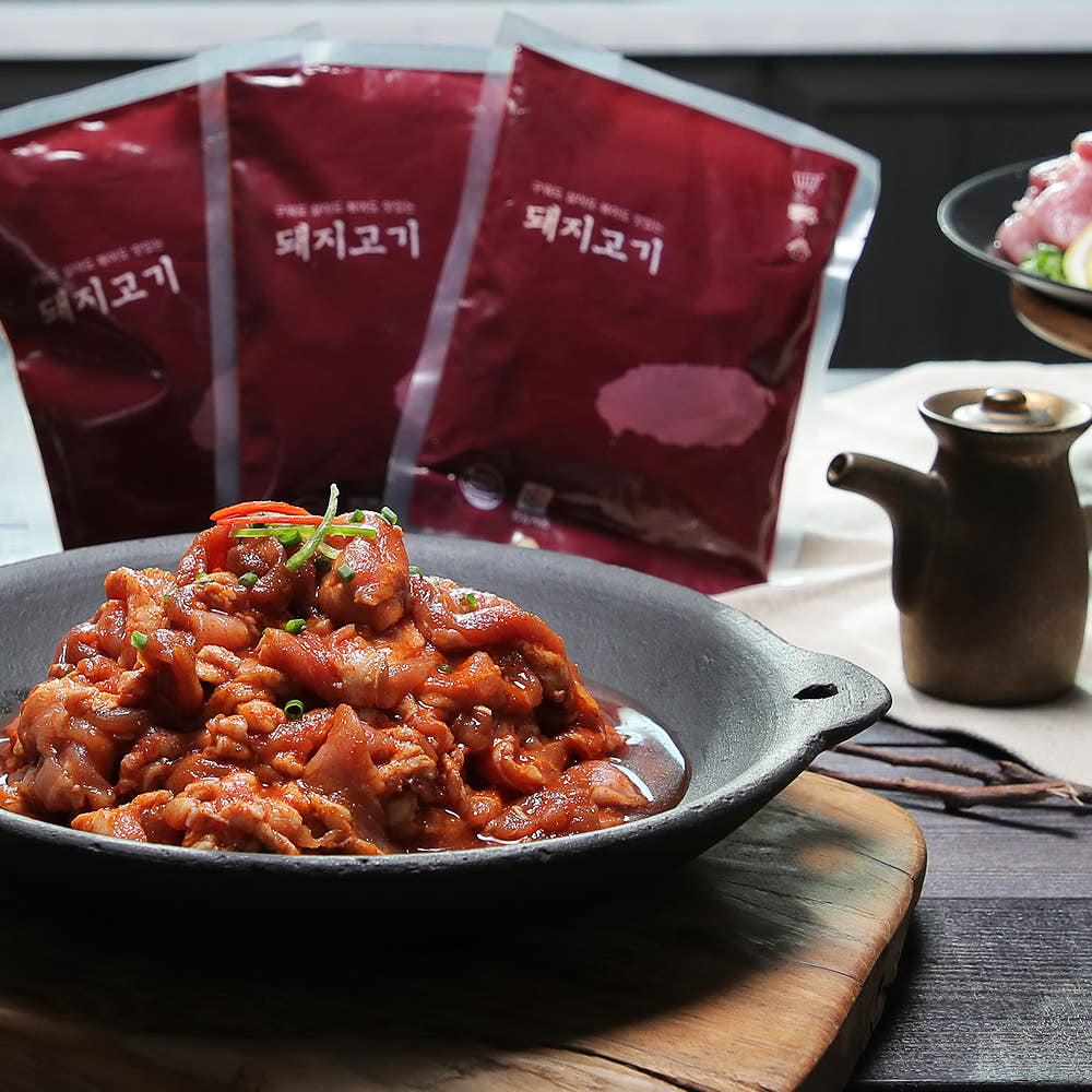 제주흑돼지 고추장양념육 250g 4팩 (총 1kg)