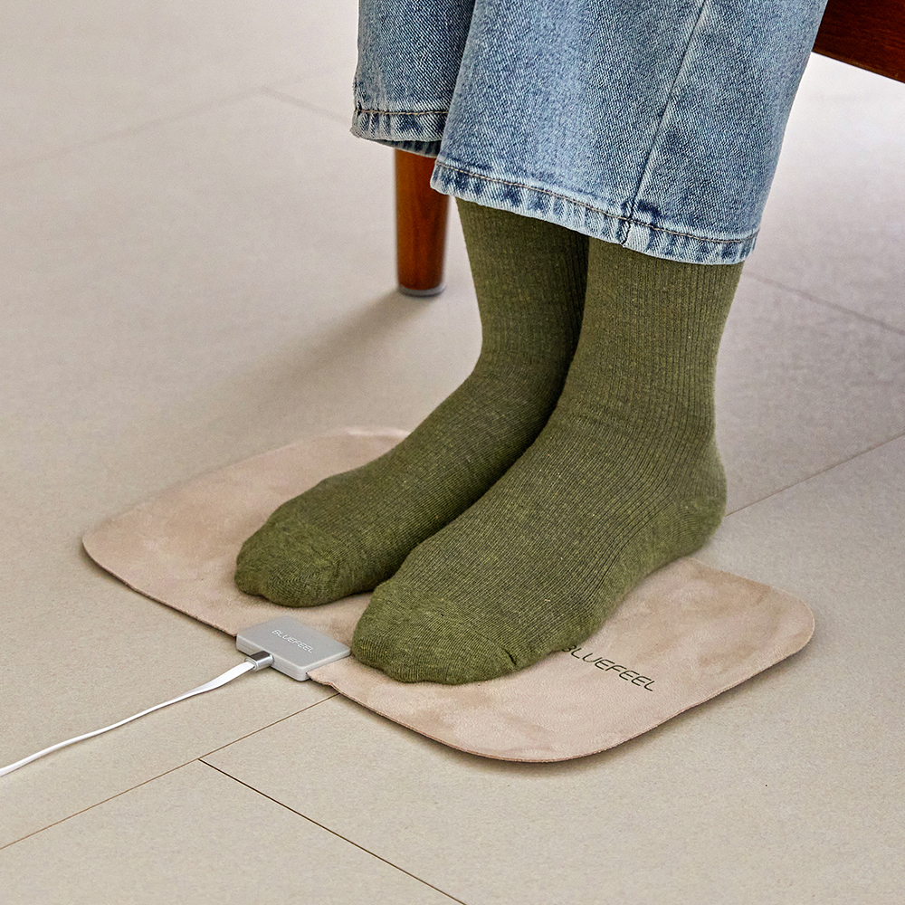 히팅패드 추천 블루필 히트롤 풋워머 USB 온열방석 사용후기