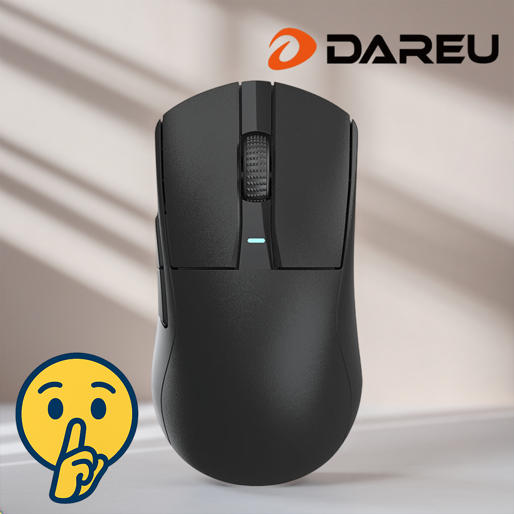 다얼유 A950G 무선 게이밍마우스 저소음 블랙 - 메인 이미지