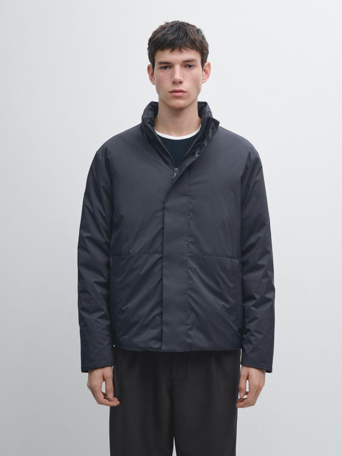 마시모두띠 워터리펠런트 패딩 다운 블렌드 재킷 3110/442 DARK NAVY - 상세 이미지 3