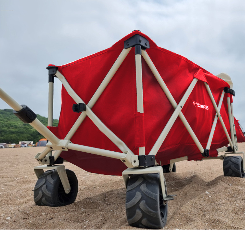 캠프365 유모차 접이식 캠핑 왜건 웨건 특대형 대형 캠핑카트 촬영 피크닉 내하중160kg