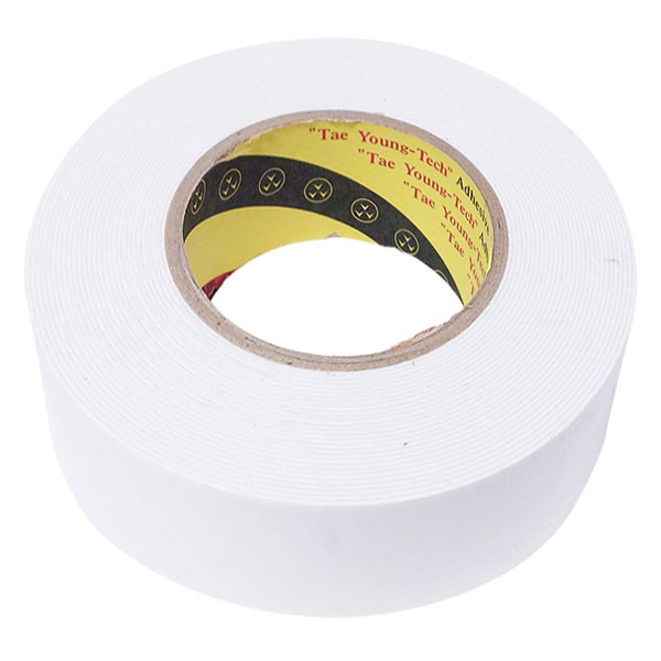 태영 EVA 백색 폼 스폰지 양면 테이프 1T x 40mm x 10M - 상품 이미지